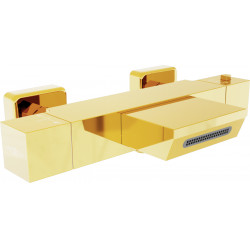 Mexen Cube termostatic  baterie Cada  , auriu - 77360-50 Pe perete 467680 Mexen