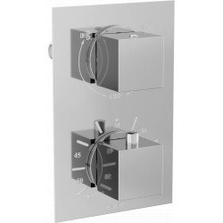 Mexen Cube termostatic   baterie  Cada cu doua cai si   dus  , chrom - 77502-00 Baterie Cada 467680 Mexen