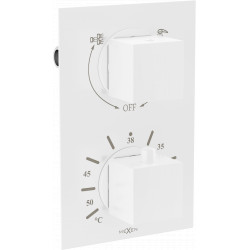 Mexen Cube termostatic   baterie  Cada cu doua cai si   dus  ,  alb  - 77502-20 Baterie Cada 467680 Mexen