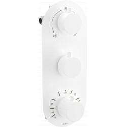 Mexen Kai termostatic   baterie  Cada cu trei cai si   dus  ,  alb  - 77603-20 Baterie Cada 467680 Mexen