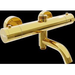 Mexen Kai termostatic   baterie   Cada si   dus , auriu - 77900-50 Pe perete 467680 Mexen