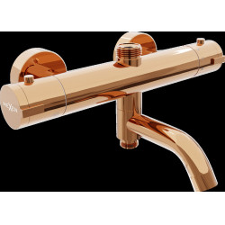 Mexen Kai termostatic   baterie   Cada si   dus , rose auriu - 77900-60 Pe perete 467680 Mexen