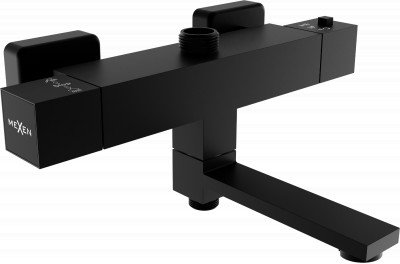 Mexen Cube termostatic   baterie   Cada si   dus , negru - 77910-70