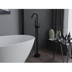 Mexen Gaja freestanding  baterie Cada  , negru - 75333-70