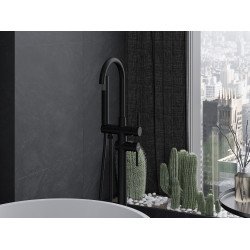 Mexen Alma freestanding  baterie Cada  , negru - 75033-70