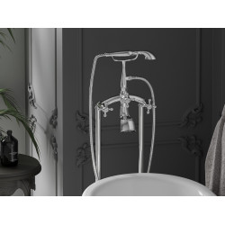 Mexen Retro freestanding  baterie Cada  , chrom - 75933-00