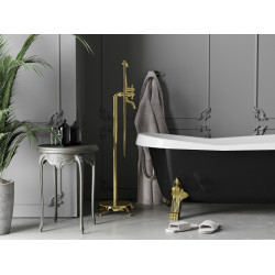 Mexen Retro freestanding  baterie Cada  , auriu - 75933-50