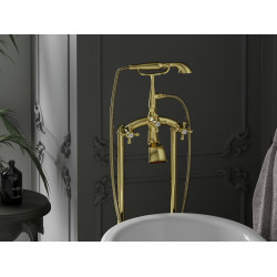 Mexen Retro freestanding  baterie Cada  , auriu - 75933-50