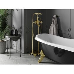 Mexen Retro freestanding  baterie Cada  , auriu - 75933-50