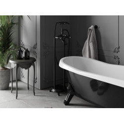 Mexen Retro freestanding  baterie Cada  , negru - 75933-70