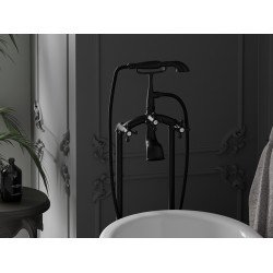 Mexen Retro freestanding  baterie Cada  , negru - 75933-70