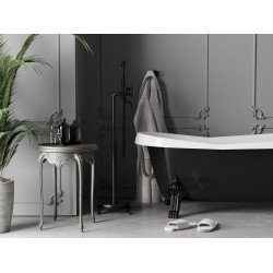 Mexen Retro freestanding  baterie Cada  , negru - 75933-70