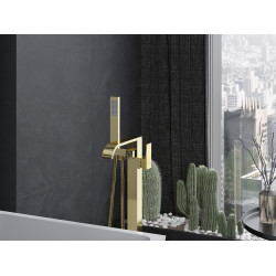 Mexen Lava freestanding  baterie Cada  , auriu - 752433-50