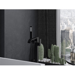 Mexen Lava freestanding  baterie Cada  , negru - 752433-70