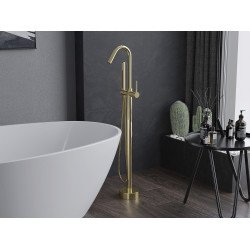 Mexen Gaja freestanding  baterie Cada  , auriu - 75333-50