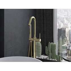 Mexen Gaja freestanding  baterie Cada  , auriu - 75333-50