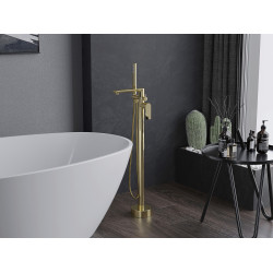 Mexen Leda freestanding  baterie Cada  , auriu - 75633-50