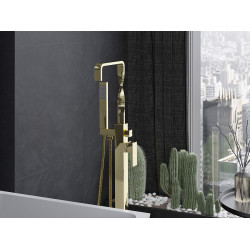 Mexen Avila freestanding  baterie Cada  , auriu - 75833-50