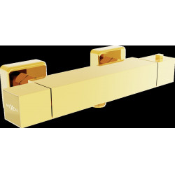 Mexen Cube  baterie  dus  termostatic,  auriu- 77200-50 Pe perete 467680 Mexen