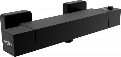 Mexen Cube  baterie  dus  termostatic,  negru - 77200-70