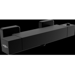 Mexen Cube  baterie  dus  termostatic,  negru - 77200-70 Pe perete 467680 Mexen
