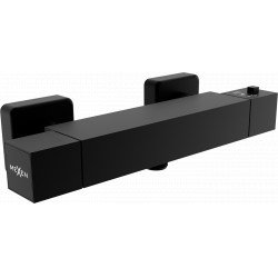 Mexen Cube  baterie  dus  termostatic,  negru - 77200-70 Pe perete 467680 Mexen