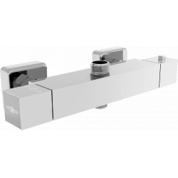 Mexen Cube  baterie  dus  termostatic, chrom - 77250-00 Pe perete 467680 Mexen