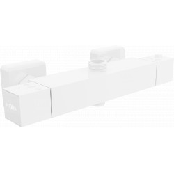 Mexen Cube  baterie  dus  termostatic, alb - 77250-20 Pe perete 467680 Mexen
