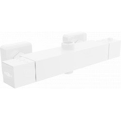 Mexen Cube  baterie  dus  termostatic, alb - 77250-20 Pe perete 467680 Mexen