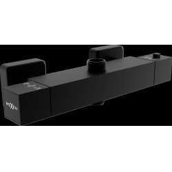 Mexen Cube  baterie  dus  termostatic,  negru - 77250-70 Pe perete 467680 Mexen