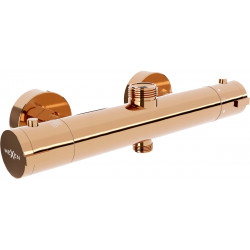 Mexen Kai  baterie  dus  termostatic,  rose auriu - 77150-60 Pe perete 467680 Mexen