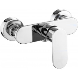 Mexen si lo baterie  dus  , chrom - 71340-00 Pe perete 467680 Mexen