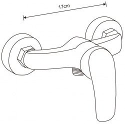 Mexen Fabia baterie  dus  ,  negru - 746540-70