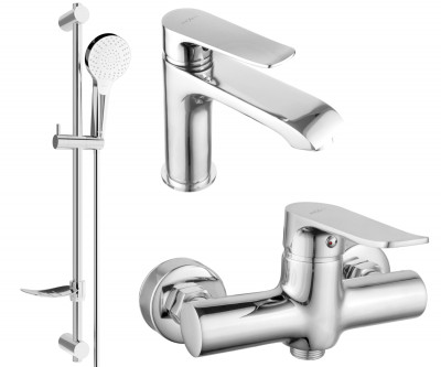 Mexen Pecos DF05  set de  dus , chrom - 72704DF05-00