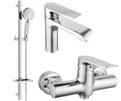 Mexen Pecos DQ40  set de  dus , chrom - 72704DQ40-00