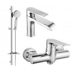 Mexen Pecos DQ40  set de  dus , chrom - 72704DQ40-00 Baterie set complet 467680 Mexen