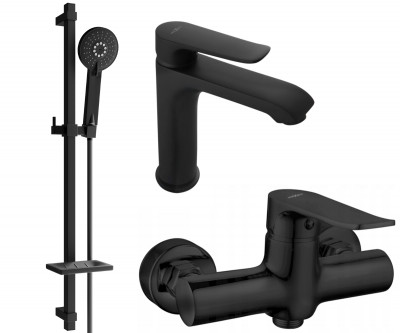 Mexen Pecos DQ40  set de  dus ,  negru  - 72704DQ40-70