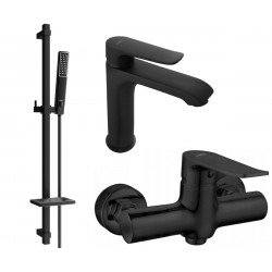 Mexen Pecos DQ72  set de  dus ,  negru  - 72704DQ72-70