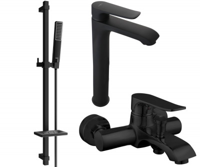 Mexen Pecos DQ72  set de cada ,  negru  - 72713DQ72-70