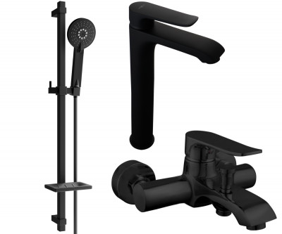 Mexen Pecos DQ40  set de cada ,  negru  - 72713DQ40-70