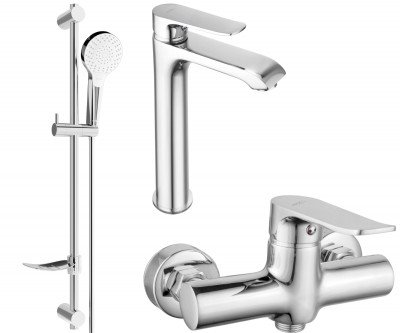 Mexen Pecos DF05  set de  dus , chrom - 72714DF05-00