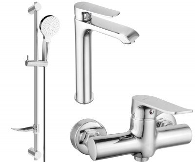 Mexen Pecos DF05  set de  dus , chrom - 72714DF05-00