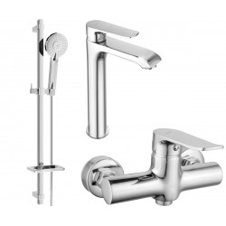 Mexen Pecos DQ40  set de  dus , chrom - 72714DQ40-00 Baterie set complet 467680 Mexen