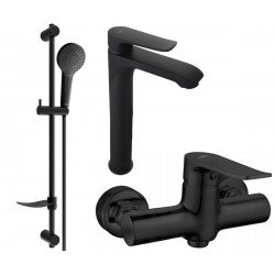 Mexen Pecos DF05  set de  dus ,  negru  - 72714DF05-70