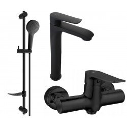 Mexen Pecos DF05  set de  dus ,  negru  - 72714DF05-70 Baterie set complet 467680 Mexen