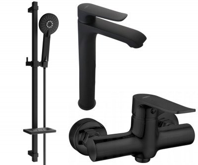 Mexen Pecos DQ40  set de  dus ,  negru  - 72714DQ40-70