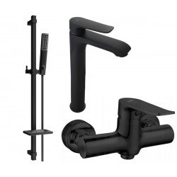 Mexen Pecos DQ72  set de  dus ,  negru  - 72714DQ72-70 Baterie set complet 467680 Mexen