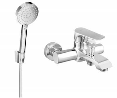 Mexen Pecos R75 baterie Cada cu set de  dus  , chrom - 7273R75-00