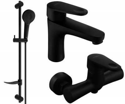 Mexen Kama DF05  set de  dus ,  negru  - 72504DF05-70