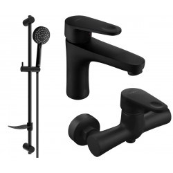 Mexen Kama DF75  set de  dus ,  negru  - 72504DF75-70 Baterie set complet 467680 Mexen